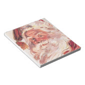 Vintage kerstkerstkerstkerstman notitieblok (Schuin)