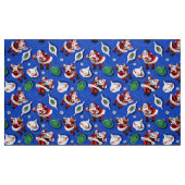 Vintage kerstkerstkerstkerstman stof (Fat Quarter)