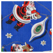 Vintage kerstkerstkerstkerstman stof (Close Up)