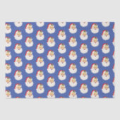 Vintage kerstkerstkerstkerstman tissuepapier (Voorkant)