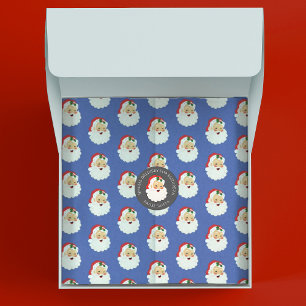 Vintage kerstkerstkerstkerstman tissuepapier