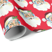 Vintage kerstkerstkerstkoptiel betrapt cadeaupapier (Rol Hoek)