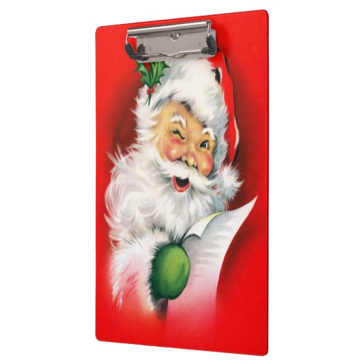 Vintage Kerstkerstwinnaar Klembord (Links)