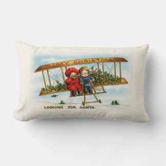 Vintage kerstkinderen die op zoek zijn naar de ker kussen