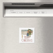 Vintage-kerstkinderen en Cherub Magneet (Insitu (Vaatwasser))