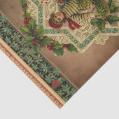 Vintage kerstkinderen tissuepapier (Detail)
