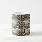 Vintage-kerstkoffie Mok (Center)