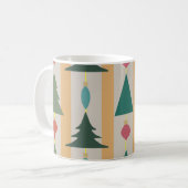 Vintage-kerstkoffie Mok (Voorkant links)