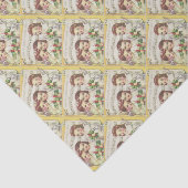 Vintage kerstkoor tissuepapier (Detail)