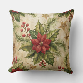Vintage kerstkussen – Retro Holiday Design Kussen