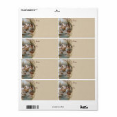 Vintage kerstlabels etiket (Full Sheet)