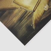 Vintage kerstlezen tissuepapier (Detail)