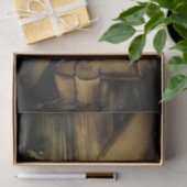 Vintage kerstlezen tissuepapier (Geschenk)