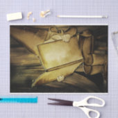 Vintage kerstlezen tissuepapier (Craft)