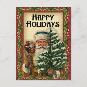 Vintage Kerstman: Briefkaarten