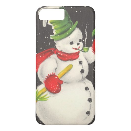 Vintage Kerstman Case-Mate iPhone Case (Achterkant)
