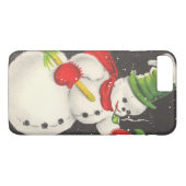 Vintage Kerstman Case-Mate iPhone Case (Achterkant (Horizontaal))