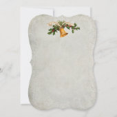 Vintage Kerstman die Cadeaus brengen Feestdagenkaart (Achterkant)