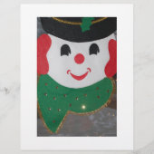 Vintage Kerstman Flyer (Voorkant)