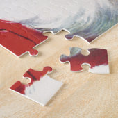 Vintage Kerstman, Jolly en Winking Legpuzzel (Zijkant)