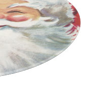 Vintage Kerstman, Jolly en Winking Snijplank (Hoek)