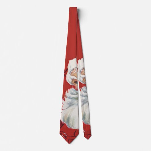 Vintage Kerstman, Jolly en Winking Stropdas (Voorkant)