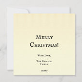 Vintage Kerstman met kinderen Feestdagenkaart (Achterkant)