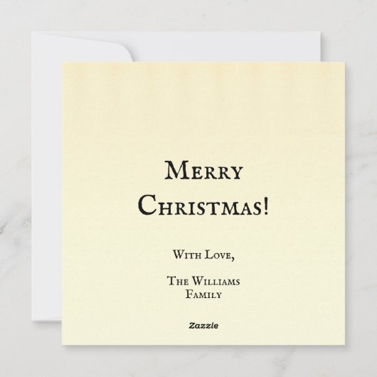 Vintage Kerstman met kinderen Feestdagenkaart (Achterkant)