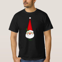 Vintage Kerstman Rode Kegel Hoed Kerstmis Donkere