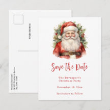 Vintage Kerstman Smiling