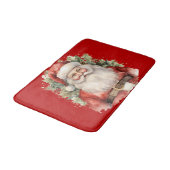 Vintage Kerstman Smiling Badmat (Gekanteld)