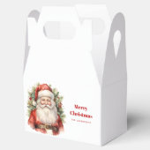 Vintage Kerstman Smiling Bedankdoosjes (Geopend)