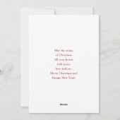 Vintage Kerstman Smiling Feestdagenkaart (Achterkant)