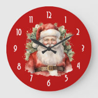 Vintage Kerstman Smiling