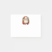 Vintage Kerstman Smiling Post-it® Notes (Voorkant)