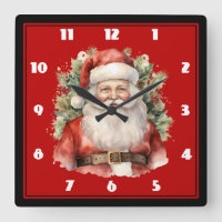Vintage Kerstman Smiling
