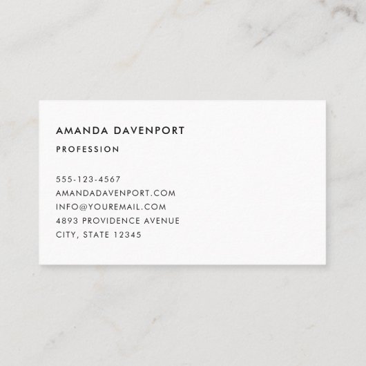 Vintage Kerstman Smiling Visitekaartje (Achterkant)