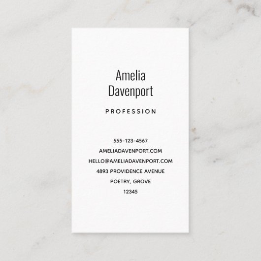 Vintage Kerstman Smiling Visitekaartje (Achterkant)