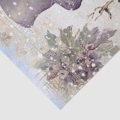 Vintage Kerstman Tissuepapier (Detail)