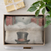 Vintage Kerstman Tissuepapier (Geschenk)