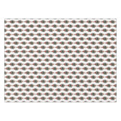 Vintage-kerstmeisje en Holly Berries Tafelkleed (Voorkant (Horizontaal))