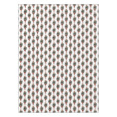 Vintage-kerstmeisje en Holly Berries Tafelkleed (Voorkant)