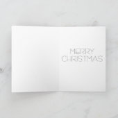 Vintage kerstmeisje met feeën feestdagen kaart (Binnen)