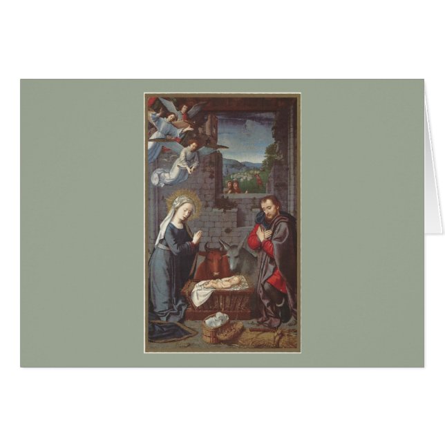 Vintage kerstmis (Voorkant Horizontaal)