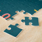 Vintage Kerstmis 2020: Sierpatroon Legpuzzel (Zijkant)