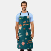Vintage Kerstmis 2020: Sierpatroon Schort (Gedragen)
