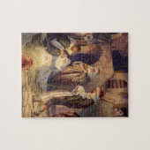 Vintage kerstmis, 3 herders en Jezus Legpuzzel (Horizontaal)