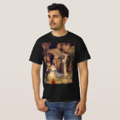 Vintage kerstmis, 3 herders en Jezus T-shirt (Voorkant volledig)