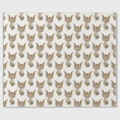 Vintage Kerstmis Angel Holiday Religous Wrapping Cadeaupapier (Vlak)