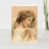 Vintage Kerstmis: Angel Praying Angel